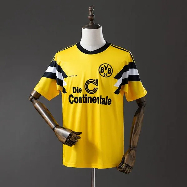 Camiseta de fútbol Borussia Dortmund 1989 LOCAL MANGA CORTA VERSION FAN